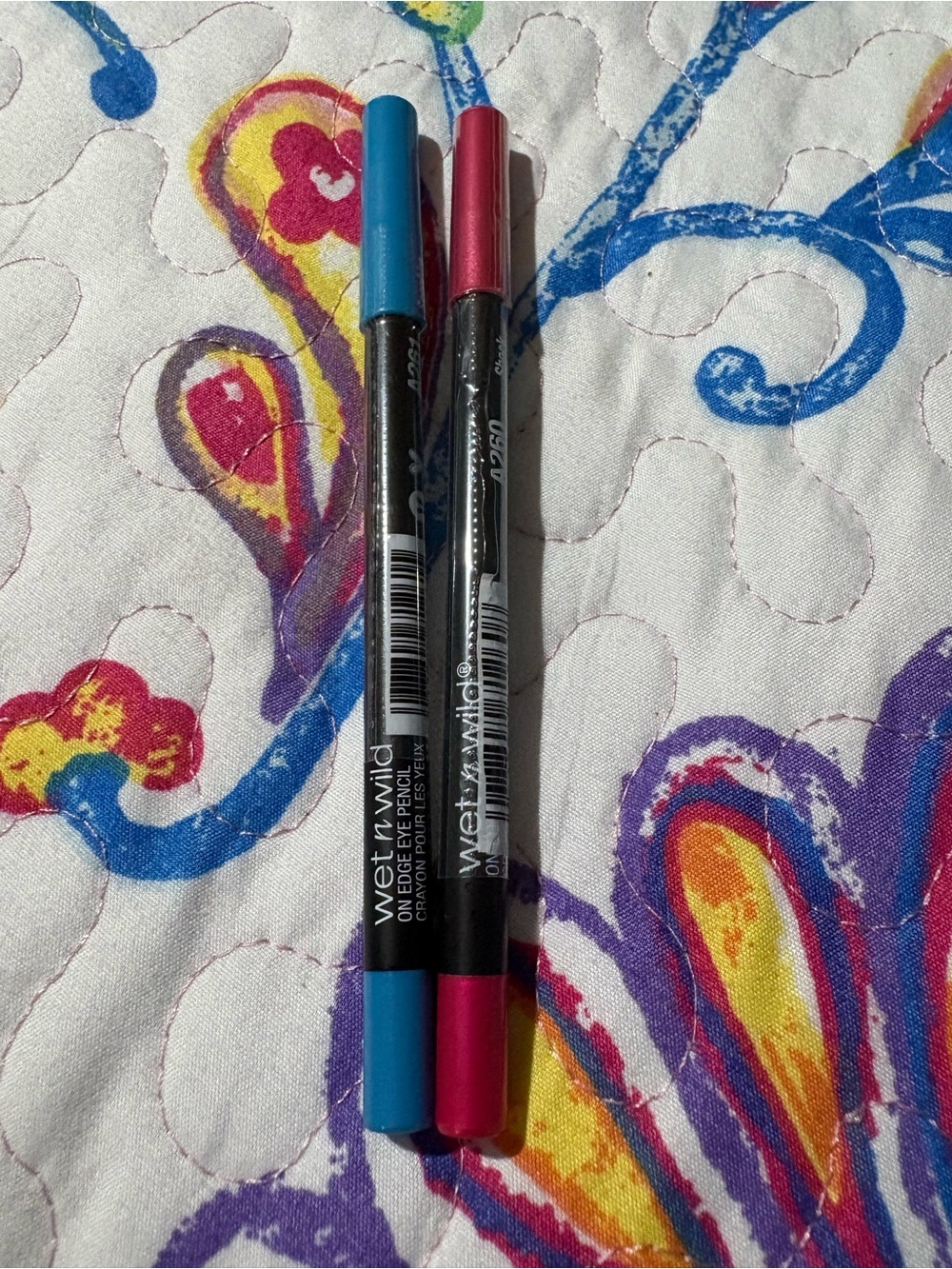 wet n wild Dual Eyeliner Pencils in Blue & Pink